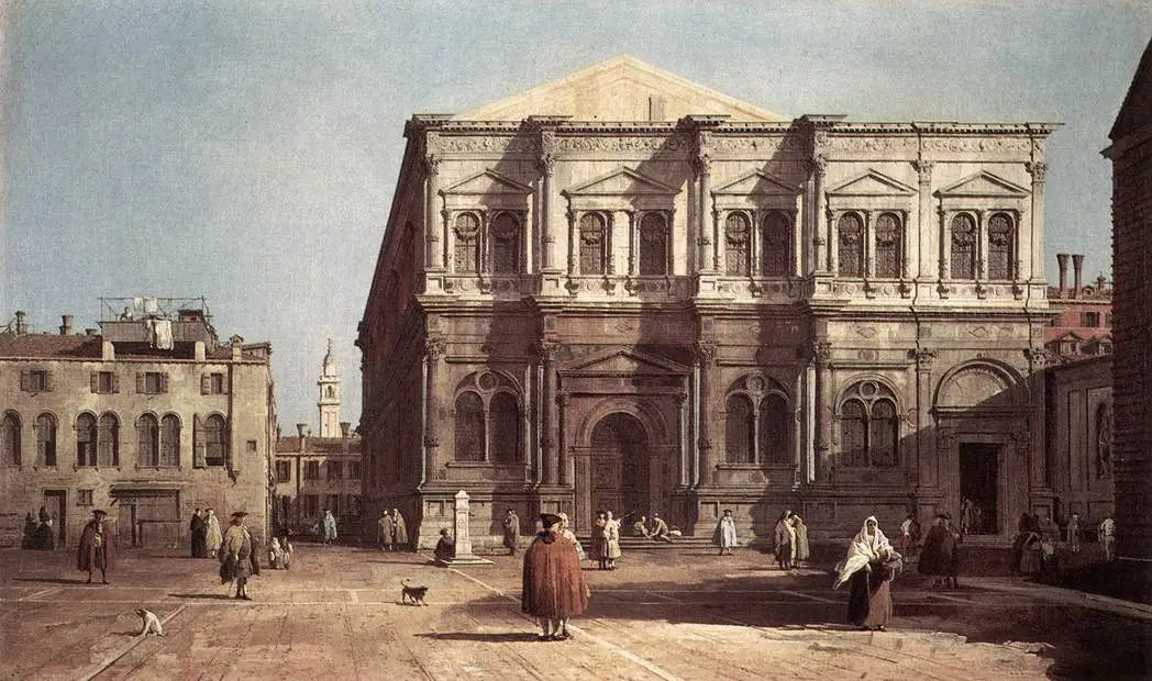 Le Campo San Rocco - Canaletto - Alpha Reproduction
