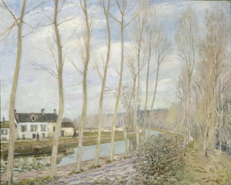 Il Canale del Loing - Alfred Sisley