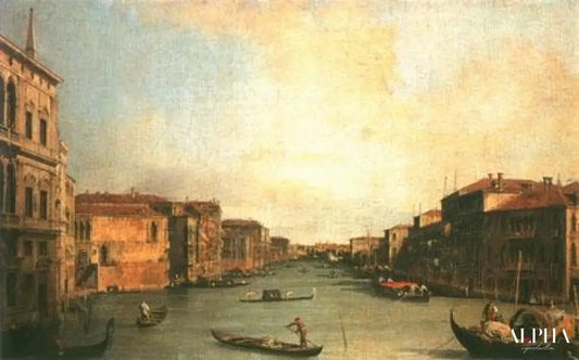 Le Canal Grande du Palazzo Balbi - Giovanni Antonio Canal - Reproductions de tableaux et peintures haut de gamme