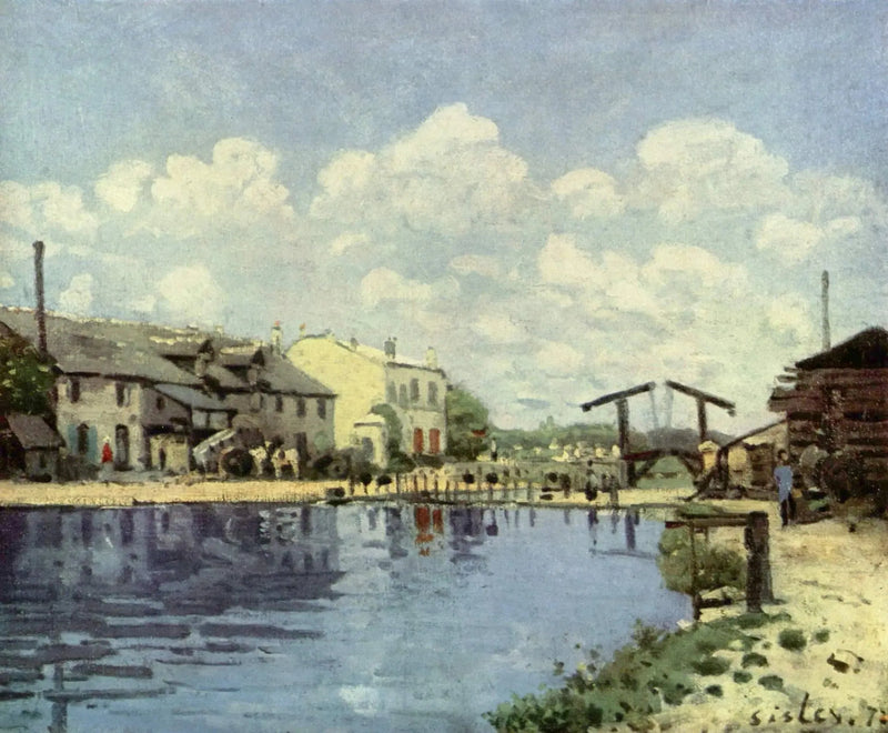 Il Canale Saint-Martin - Alfred Sisley