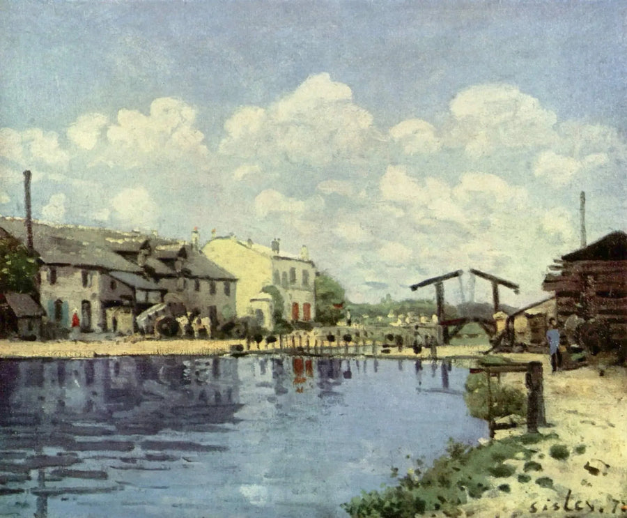 Il Canale Saint-Martin - Alfred Sisley