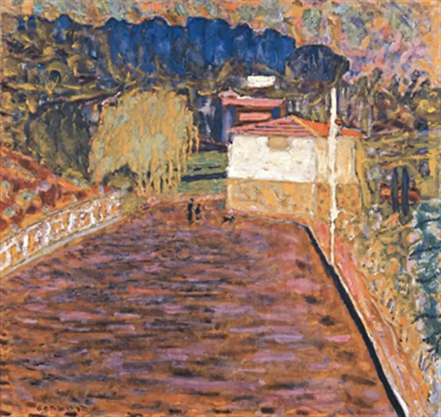 Le Cannet, la strada rosa - Pierre Bonnard