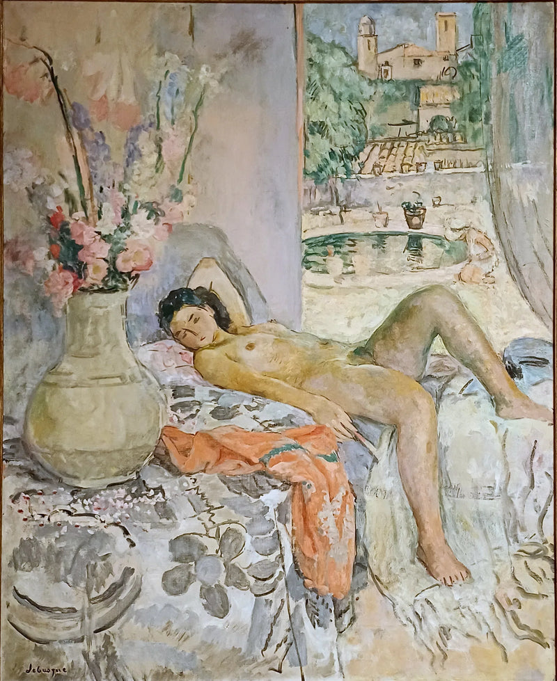 Le Cannet, nudo disteso - Henri Lebasque