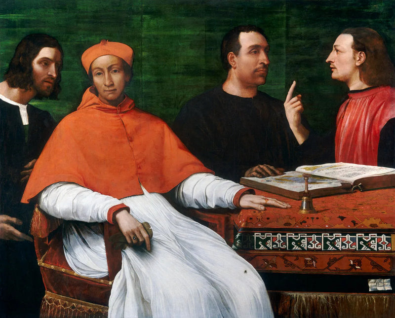Il cardinale Bandinello Sauli, il suo segretario e due geografi - Sebastiano del Piombo