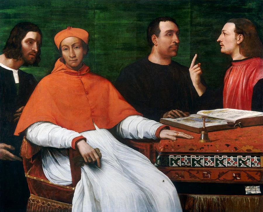 Il cardinale Bandinello Sauli, il suo segretario e due geografi - Sebastiano del Piombo