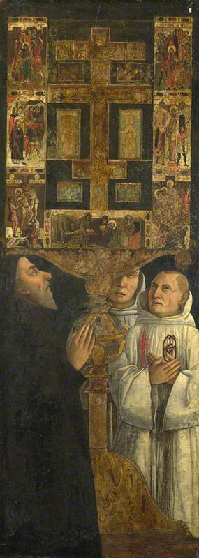 Il cardinale Bessarion con il reliquiario Bessarion - Gentile Bellini