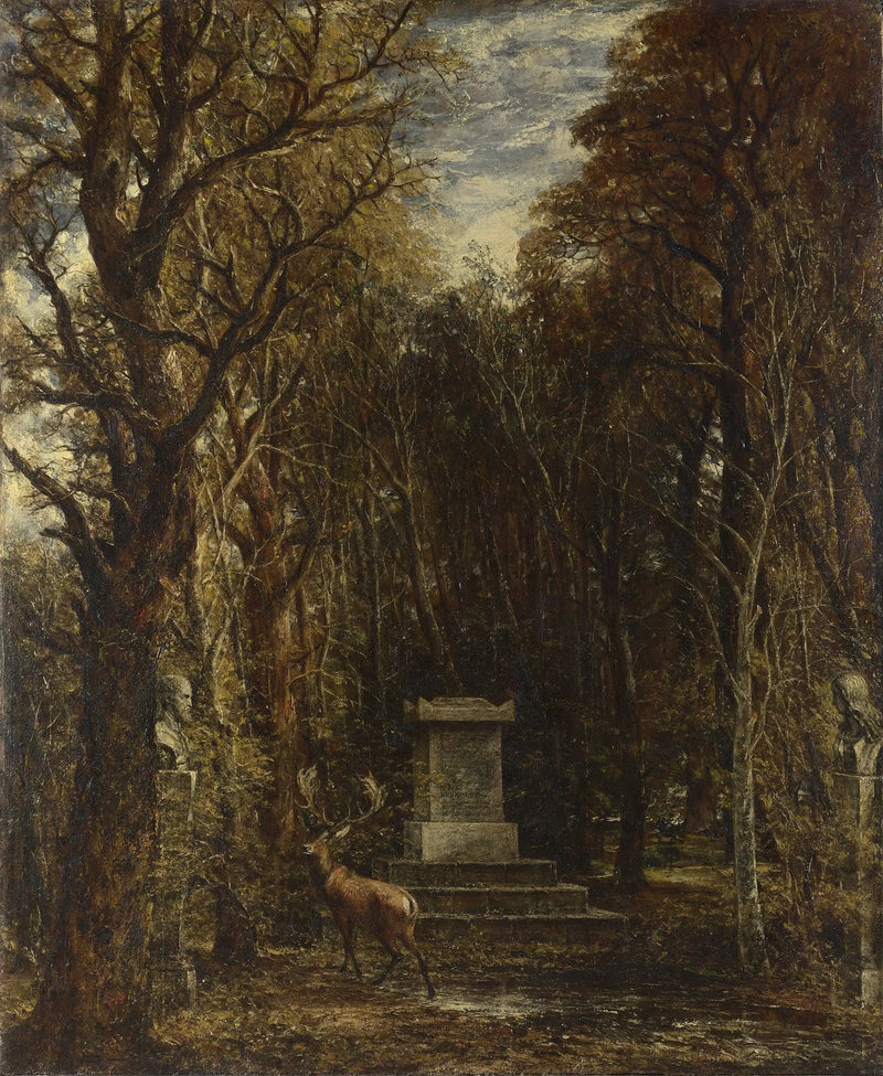 Il cenotafio in memoria di Sir Joshua Reynolds - John Constable