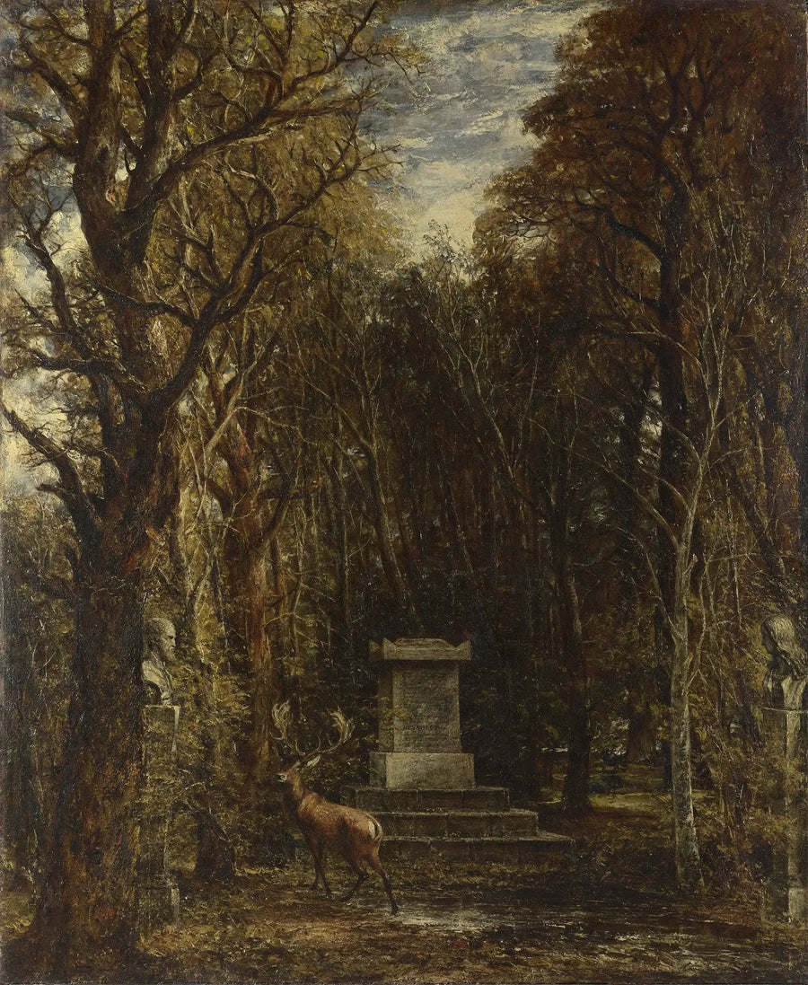 Il cenotafio in memoria di Sir Joshua Reynolds - John Constable