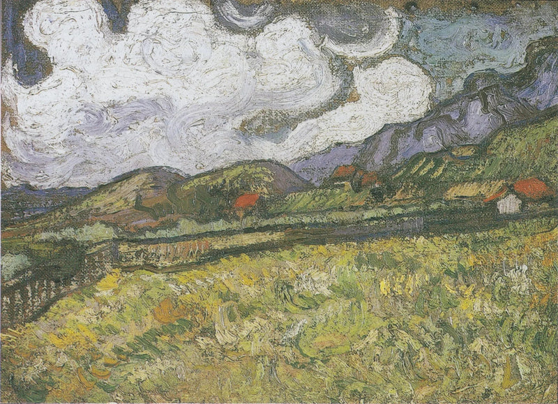 Il campo di grano dietro l'ospedale di Saint-Paul, Saint-Rémy - Vincent van Gogh
