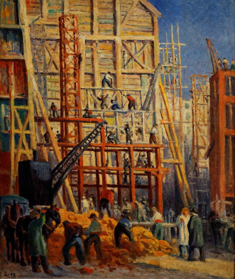 Il cantiere - Maximilien Luce