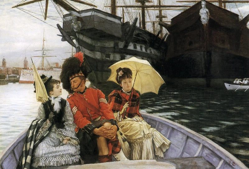 Il cantiere navale di Portsmouth - James Tissot