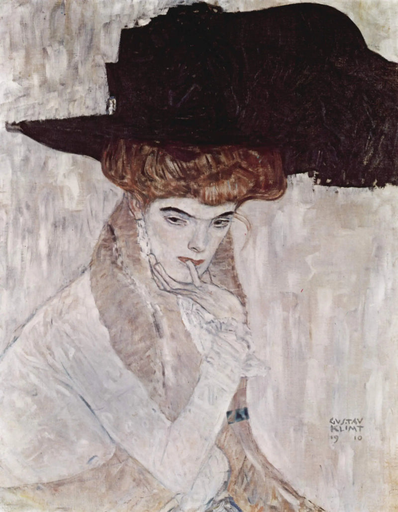Il Cappello di piume nere - Gustav Klimt