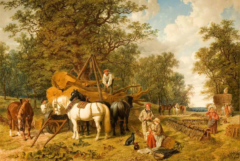 Le carrello per la legna - John Frederick Herring, Sr.