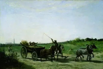 Il carrello di Arras - Jean-Baptiste Camille Corot