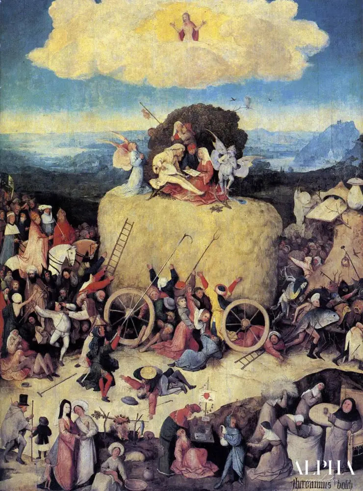 Le Chariot de foin - Jérôme Bosch - Reproductions de tableaux et peintures haut de gamme