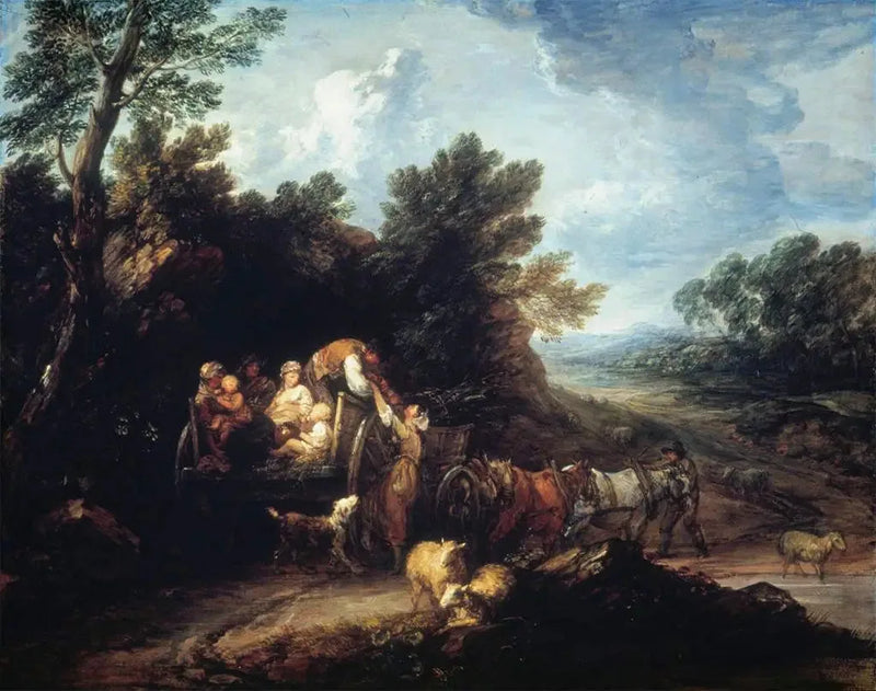 Il carro di raccolta, 1784 - Thomas Gainsborough