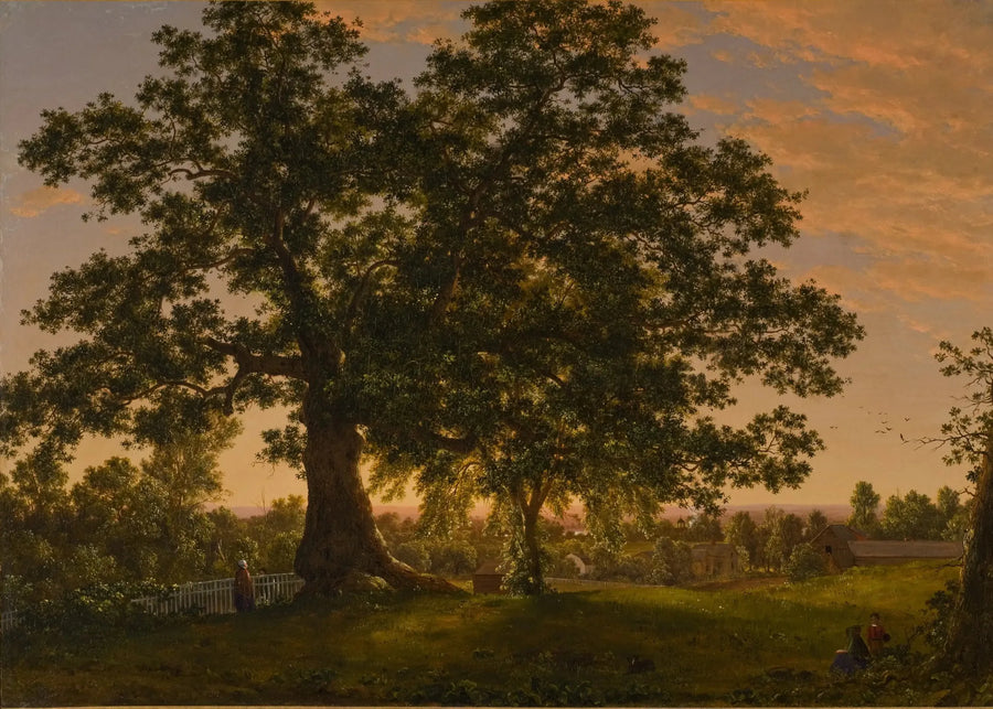 Il Charter Oak a Hartford - Frederic Edwin Church