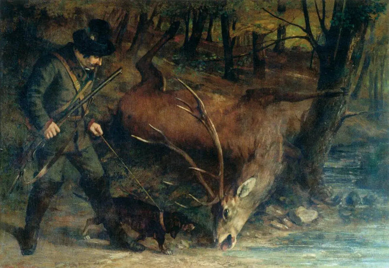 Il cacciatore tedesco - Gustave Courbet