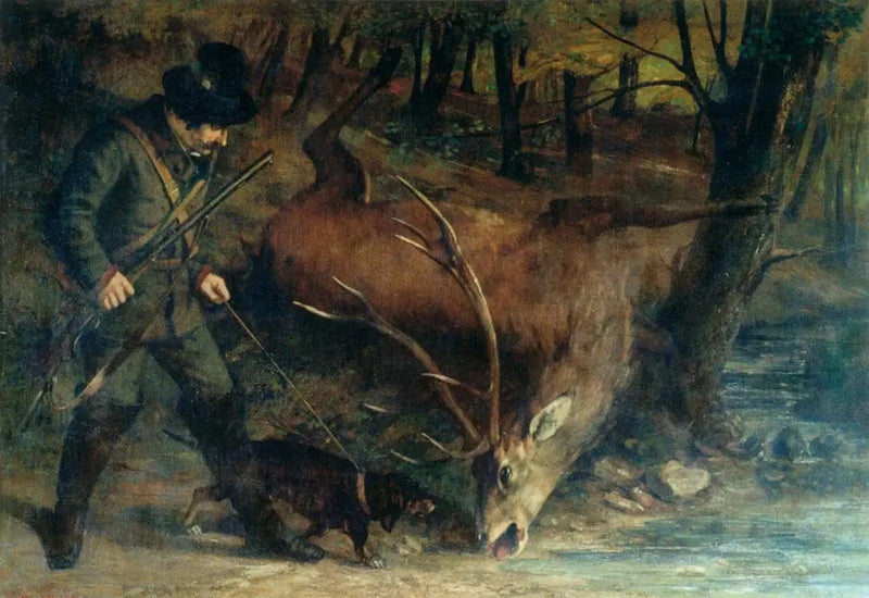 Il cacciatore tedesco - Gustave Courbet