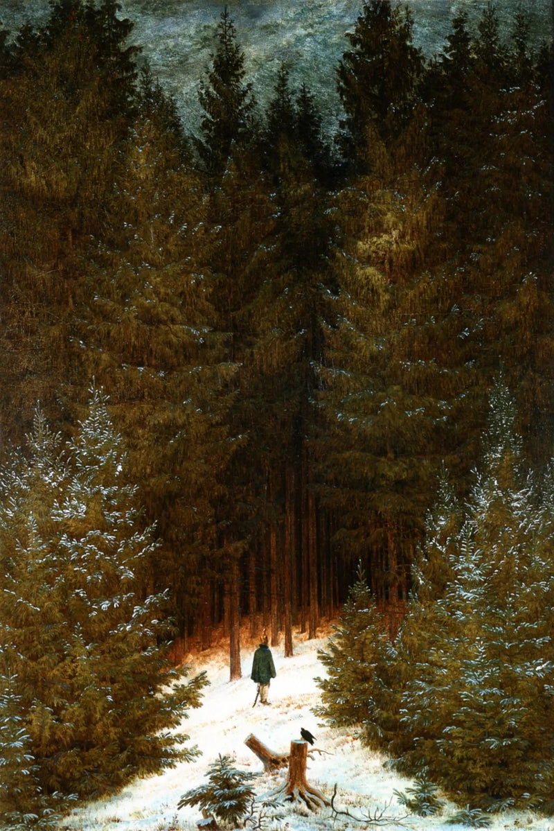 Il Cacciatore nella Foresta - Caspar David Friedrich