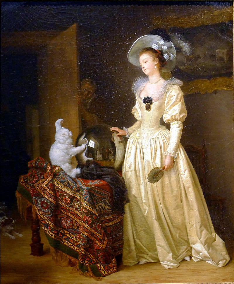 Il gatto angora - Jean-Honoré Fragonard