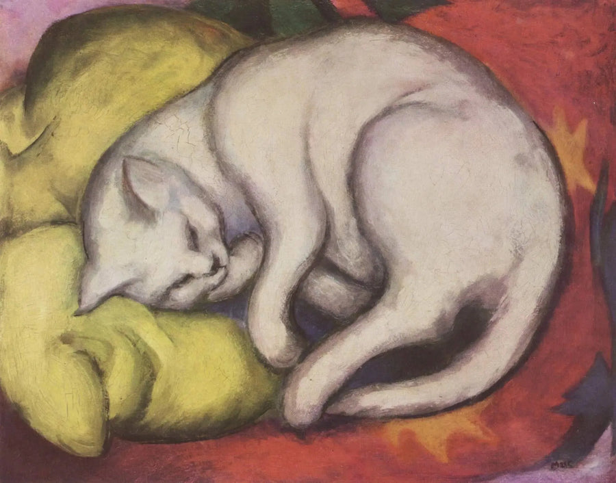 Il gatto bianco - Franz Marc