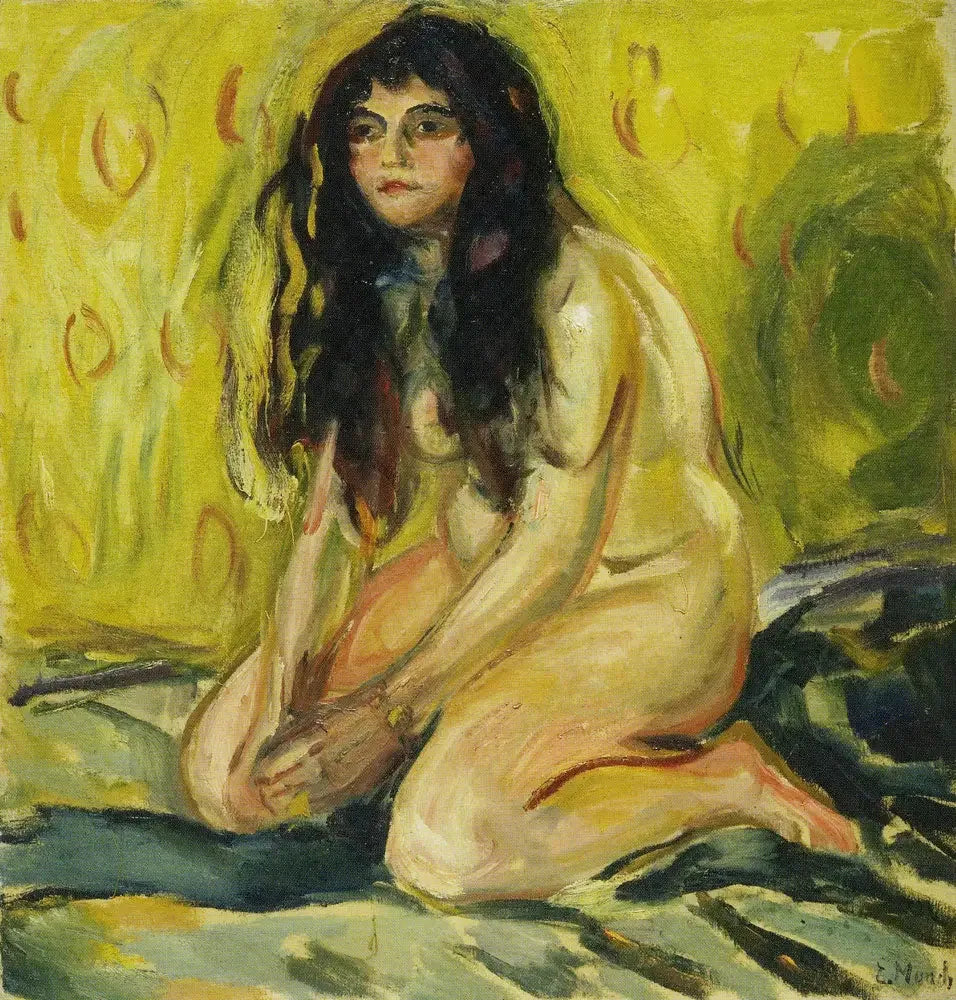 Le Chat - Edvard Munch image 1 reproduction de peinture à l’huile