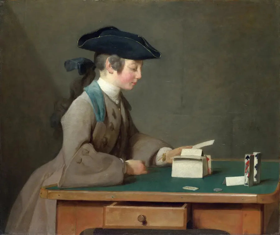 Il castello di carte - Jean Siméon Chardin