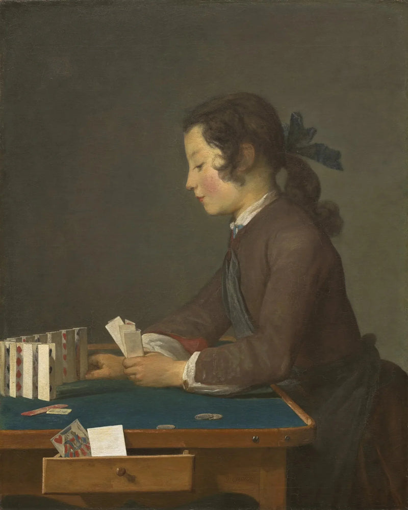 Il castello di carte - Jean Siméon Chardin