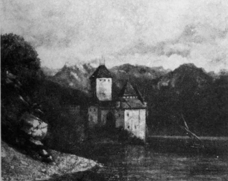 Il Castello di Chillon - Gustave Courbet