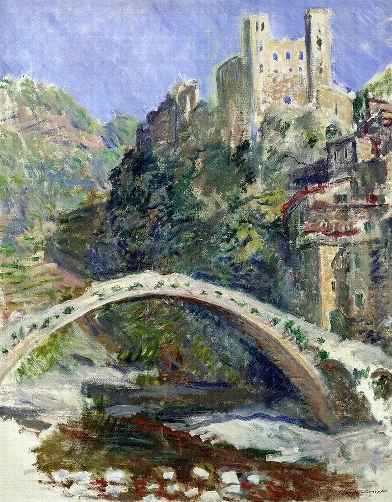 Il castello di Dolceacqua - Claude Monet