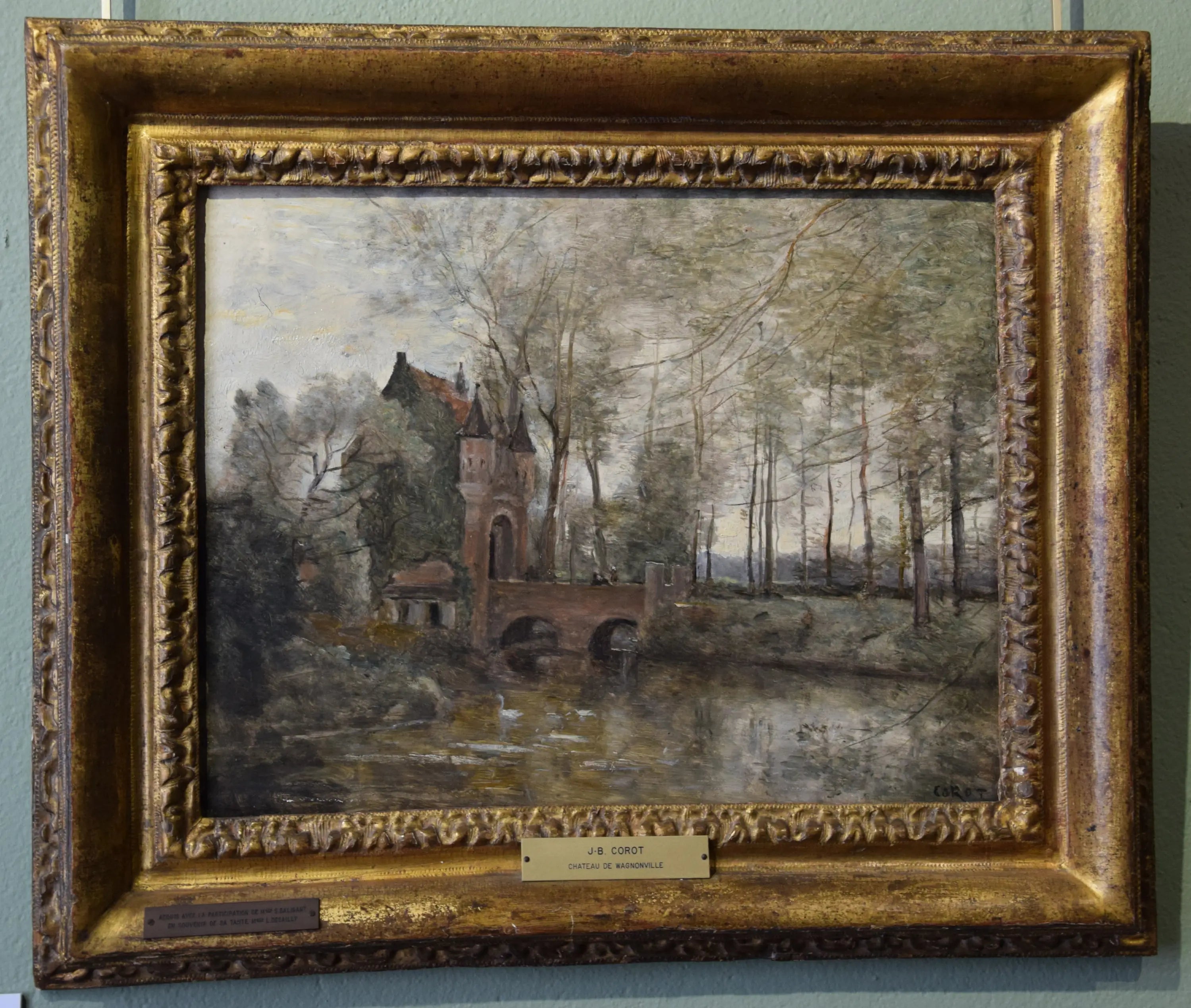 Le Château de Wagnonville - Jean-Baptiste Camille Corot - Alpha Reproduction
