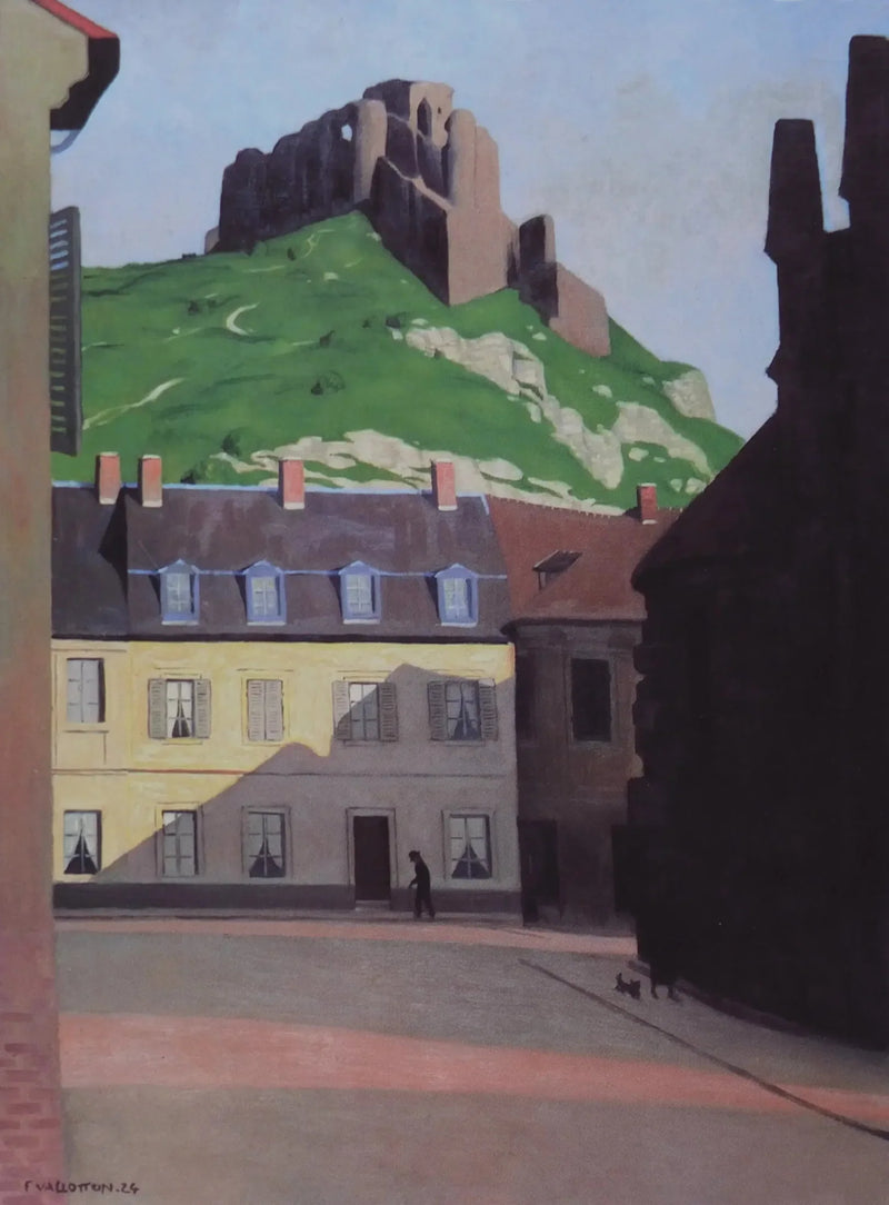 Il Castello Gaillard e la Piazza degli Andelys - Félix Vallotton