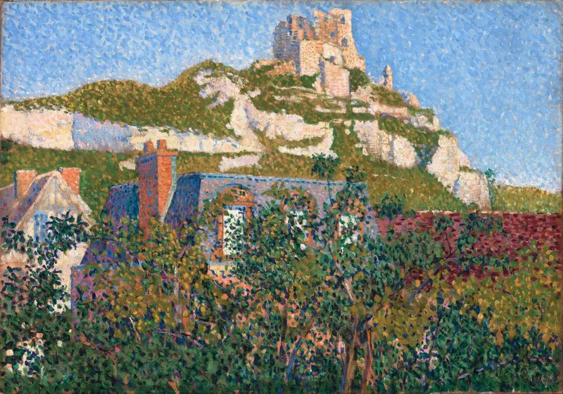 Il Castello Gaillard, vista dalla mia finestra, Petit-Andely - Paul Signac