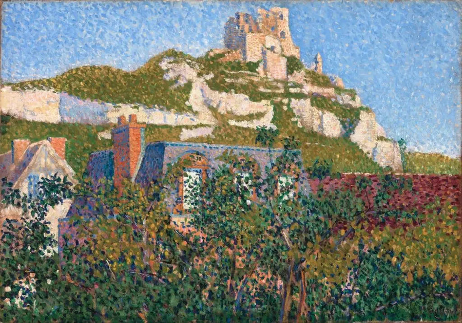 Il Castello Gaillard, vista dalla mia finestra, Petit-Andely - Paul Signac