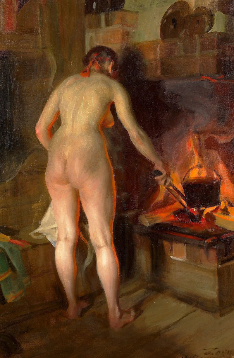 Il calderone di patate - Anders Zorn