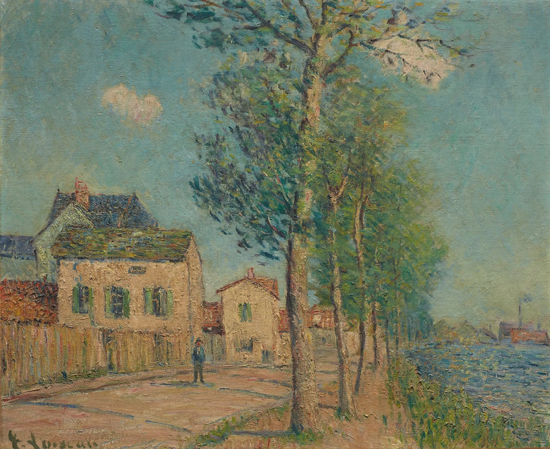 Il sentiero al bordo del fiume - Gustave Loiseau