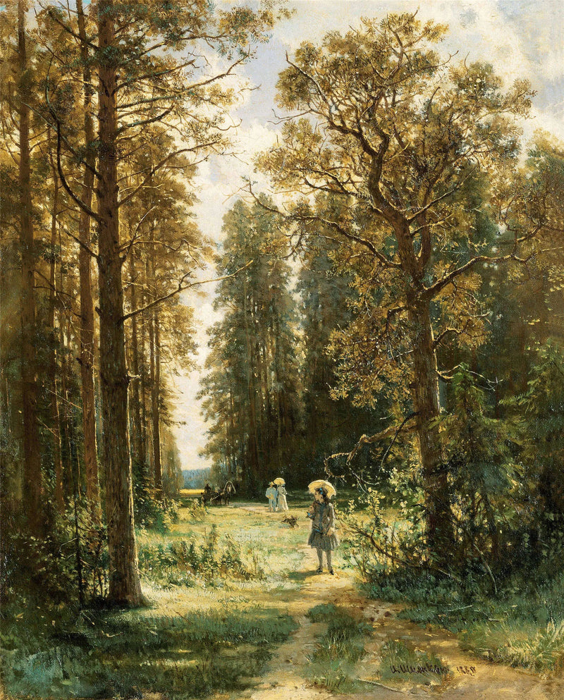 Il sentiero nella foresta - Ivan Chichkine
