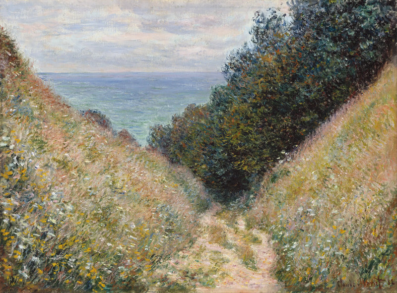 Il Sentiero della Cavée, Pourville - Claude Monet