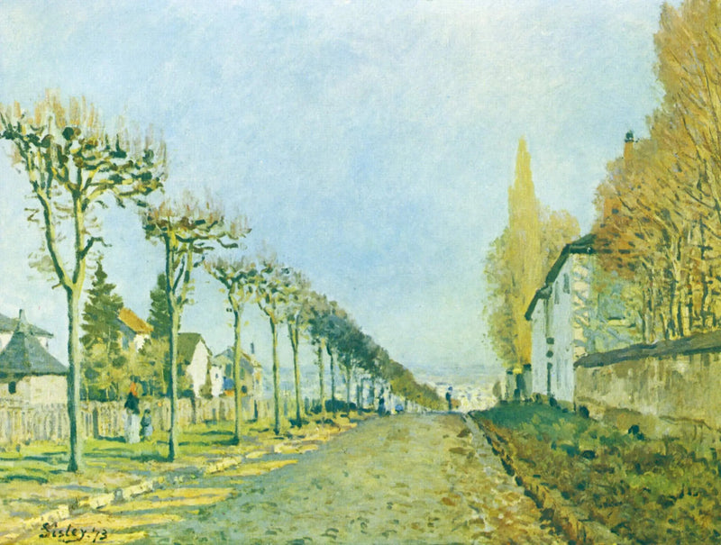 Il Sentiero della Macchina, Louveciennes - Alfred Sisley
