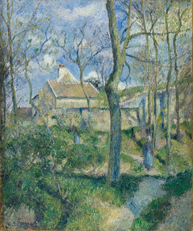 Il sentiero dei Pouilleux, Pontoise - Camille Pissarro