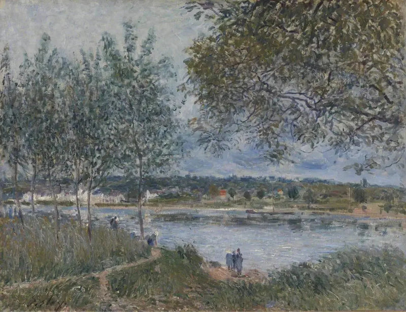 Il Sentiero del vecchio traghetto a By - Alfred Sisley