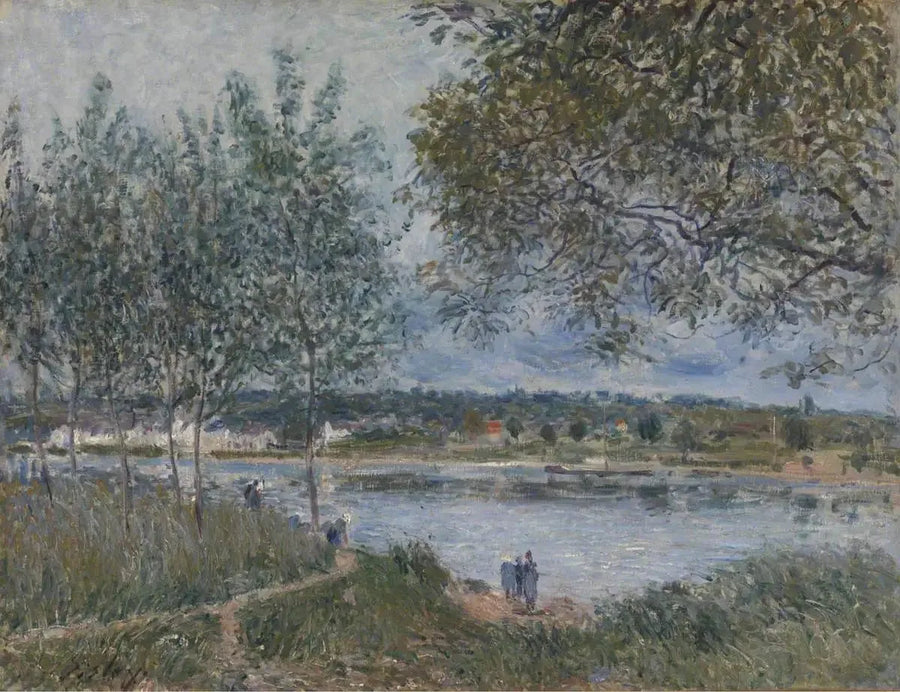 Il Sentiero del vecchio traghetto a By - Alfred Sisley