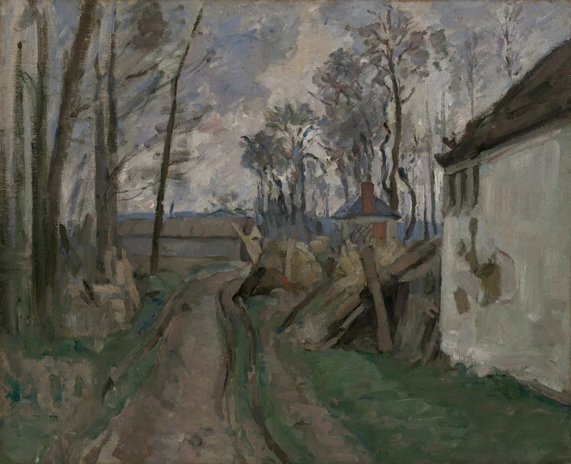 La Strada del villaggio - Paul Cézanne