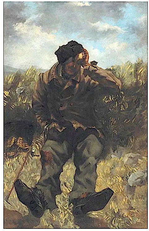 Il Chemineau - Gustave Courbet