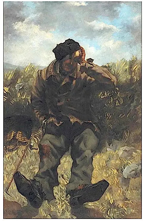 Il Chemineau - Gustave Courbet