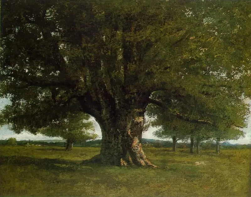 Il quercia di Flagey - Gustave Courbet