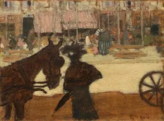 Il cavallo di fiacchera - Pierre Bonnard