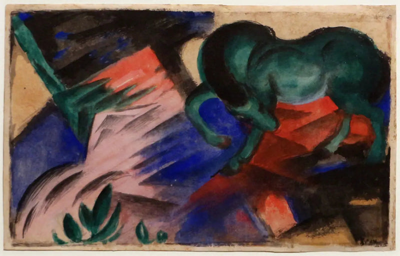 Il cavallo verde - Franz Marc