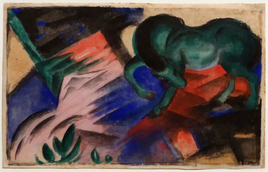 Il cavallo verde - Franz Marc